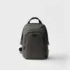 Mochila de Re-Nylon y piel Saffiano Mochila de Re-Nylon y piel Saffiano