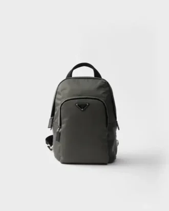 Mochila de Re-Nylon y piel Saffiano