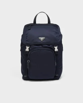 Mochila de Re-Nylon y piel Saffiano