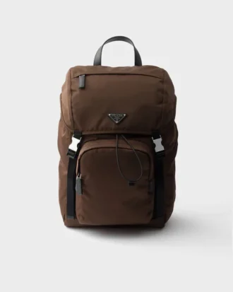 Mochila de Re-Nylon y piel Saffiano