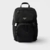 Mochila de Re-Nylon y piel Saffiano Mochila de Re-Nylon y piel Saffiano