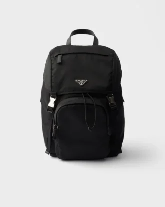 Mochila de Re-Nylon y piel Saffiano
