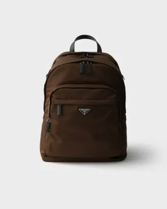 Mochila de Re-Nylon y piel Saffiano