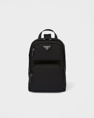 Mochila de Re-Nylon y piel Saffiano