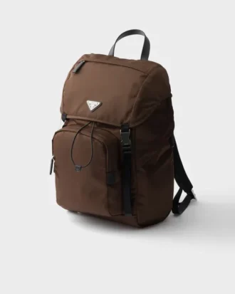 Mochila de Re-Nylon y piel Saffiano
