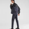 Mochila de Re-Nylon y piel Saffiano Mochila de Re-Nylon y piel Saffiano