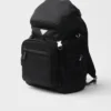 Mochila de Re-Nylon y piel Saffiano Mochila de Re-Nylon y piel Saffiano