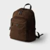 Mochila de Re-Nylon y piel Saffiano Mochila de Re-Nylon y piel Saffiano