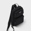 Mochila de Re-Nylon y piel Saffiano Mochila de Re-Nylon y piel Saffiano