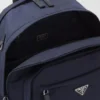 Mochila de Re-Nylon y piel Saffiano Mochila de Re-Nylon y piel Saffiano