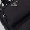 Mochila de Re-Nylon y piel Saffiano Mochila de Re-Nylon y piel Saffiano