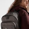 Mochila de Re-Nylon y piel Saffiano Mochila de Re-Nylon y piel Saffiano