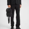 Mochila de Re-Nylon y piel Saffiano Mochila de Re-Nylon y piel Saffiano