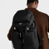 Mochila de Re-Nylon y piel Saffiano Mochila de Re-Nylon y piel Saffiano