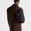 Mochila de Re-Nylon y piel Saffiano Mochila de Re-Nylon y piel Saffiano