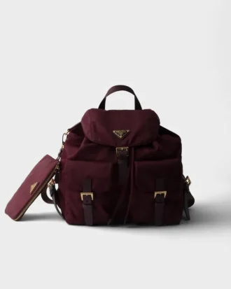 Mochila mediana de Re-Nylon con bolsillo