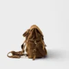 Mochila Prada Explore mediana de piel napa