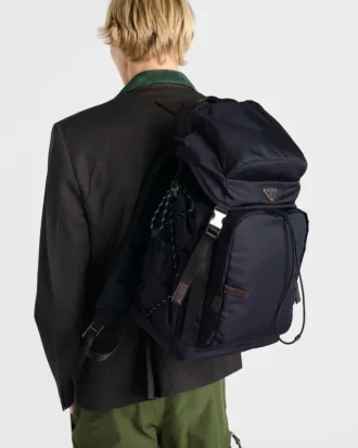 Mochila Prada Speedrock de Re-Nylon y cuero