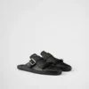 Mules de cuero con flecos Shuffle Mules de cuero con flecos Shuffle