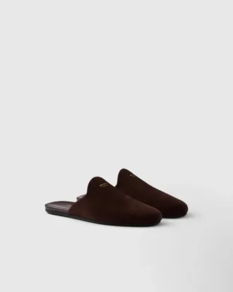 Mules de gamuza