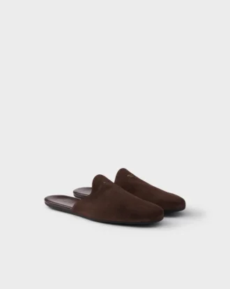Mules de gamuza
