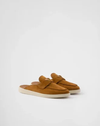 Mules de gamuza