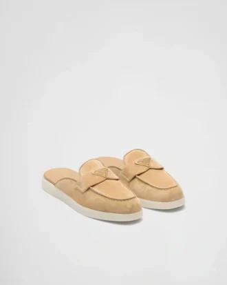 Mules de gamuza