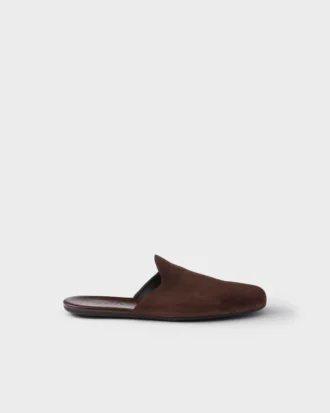 Mules de gamuza