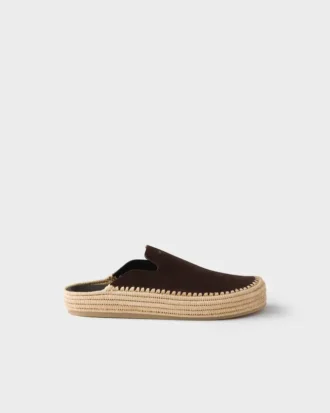 Mules de gamuza