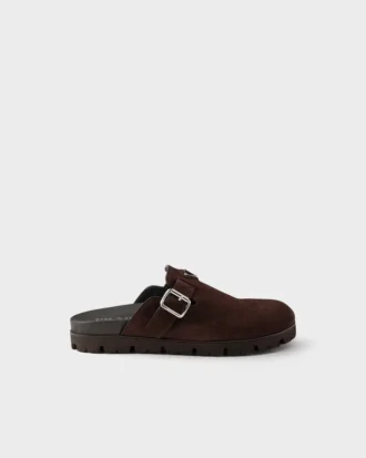 Mules de gamuza