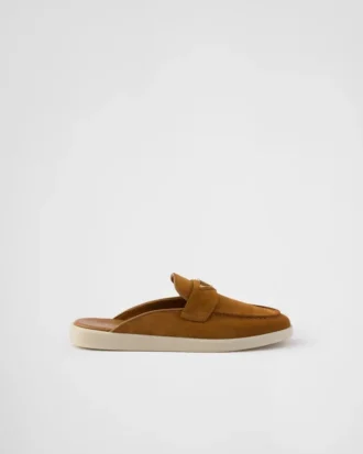 Mules de gamuza