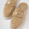 Mules de gamuza Mules de gamuza