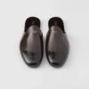 Mules de piel cepillada Mules de piel cepillada