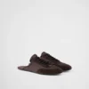 Mules de Re-Nylon y gamuza Mules de Re-Nylon y gamuza