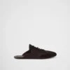Mules de Re-Nylon y gamuza Mules de Re-Nylon y gamuza
