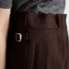 Pantalones cortos de lana Chevron Pantalones cortos de lana Chevron