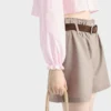 Pantalones cortos de lana Mouliné Pantalones cortos de lana Mouliné