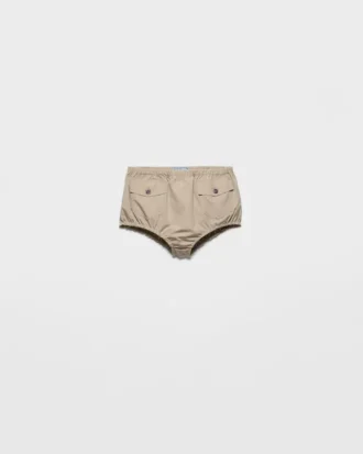 Pantalones cortos de popelín