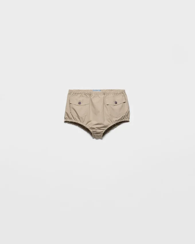 Pantalones cortos de popelín Pantalones cortos de popelín
