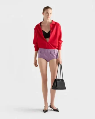 Pantalones cortos de popelín