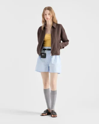 Pantalones cortos de popelín de algodón