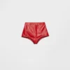 Pantalones culotte de piel napa Pantalones culotte de piel napa