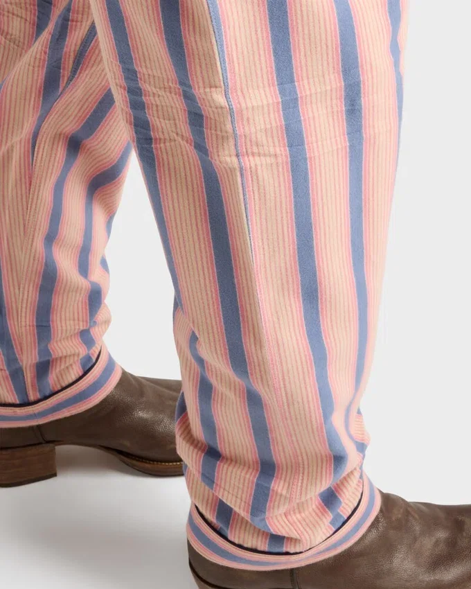 Pantalones de algodón a rayas Pantalones de algodón a rayas