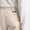 Pantalones de algodón de pierna ancha Pantalones de algodón de pierna ancha