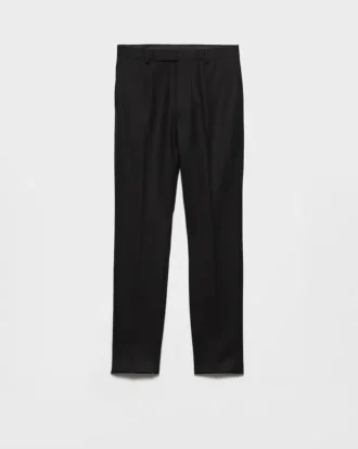 Pantalones de cachemira elástica