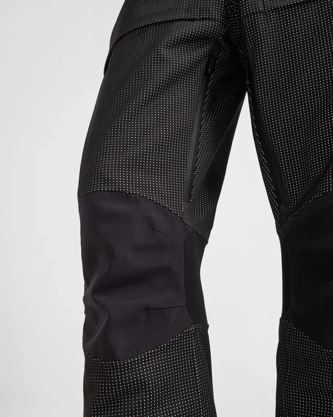 Pantalones de esquí de tejido reflectante Pantalones de esquí de tejido reflectante
