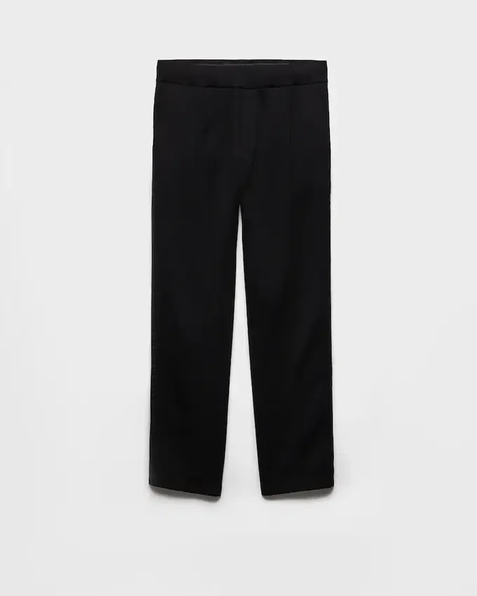 Pantalones de felpa de algodón con detalles de Re-Nylon Pantalones de felpa de algodón con detalles de Re-Nylon