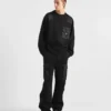 Pantalones de felpa de algodón con detalles de Re-Nylon Pantalones de felpa de algodón con detalles de Re-Nylon