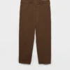Pantalones de gabardina de algodón Pantalones de gabardina de algodón