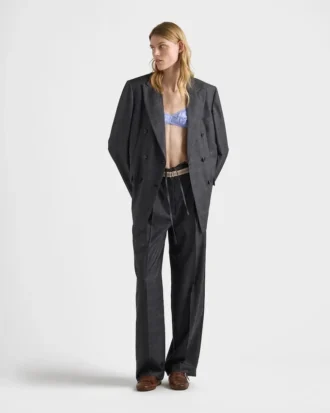 Pantalones de lana a cuadros